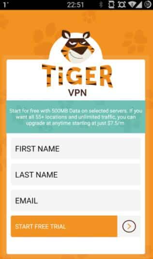 Tiger VPN Android