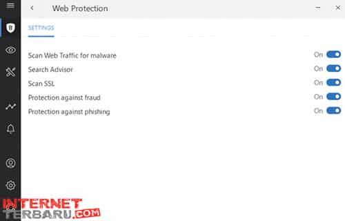 Masuk Ke Web Protection module