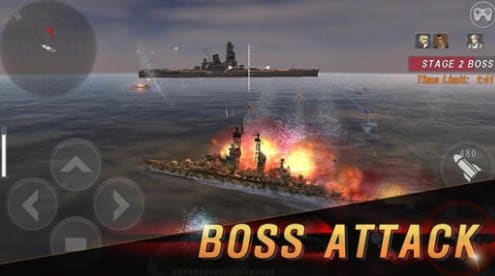 Gameplay Battle Of Warship Mod APK